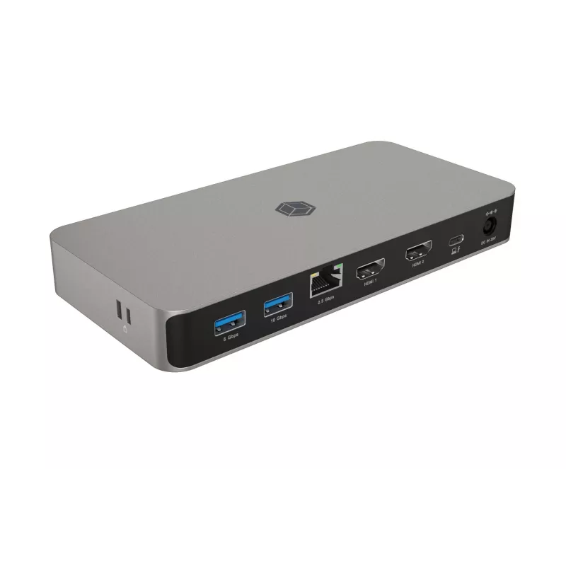 ICY BOX Docking Station 10-in-1 USB4 Type-C con doppia uscita video