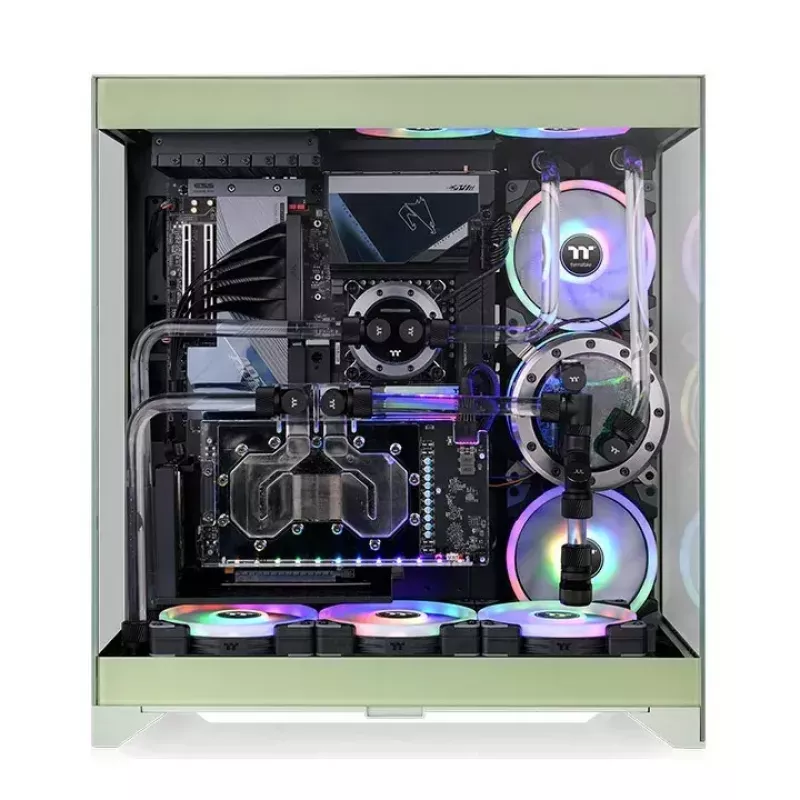 Case PC Thermaltake CTE E550 TG Midi Tower verde