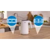 Bosch TWK2M161 bollitore, 1,7 l, 2400 W, bianco, corpo in plastica, base girevole 360°