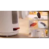 Bosch TWK2M161 bollitore, 1,7 l, 2400 W, bianco, corpo in plastica, base girevole 360°