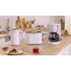Bosch TWK2M161 bollitore, 1,7 l, 2400 W, bianco, corpo in plastica, base girevole 360°