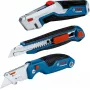 Bosch 1 600 A02 7M4 coltello universale blu, coltello pieghevole in acciaio inox
