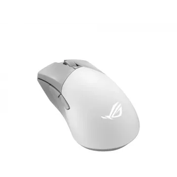 ASUS ROG Gladius III Wireless Aimpoint White Mouse Gaming Destrorso RF Wireless + Bluetooth + USB Type-A Ottico 36000 DPI