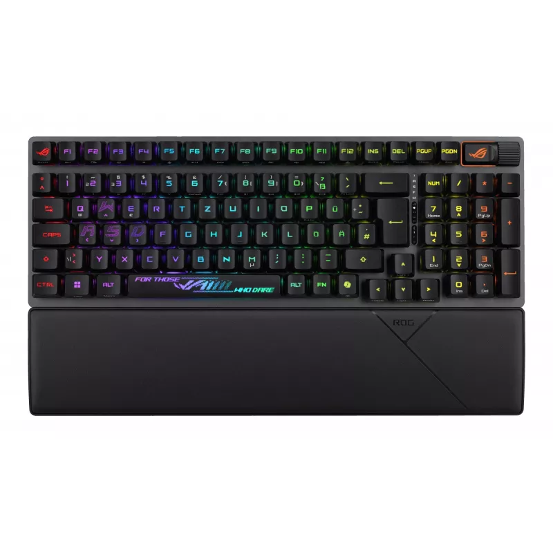 ASUS ROG Strix Scope II 96 RX tastiera gaming wireless USB + RF Wireless + Bluetooth nero