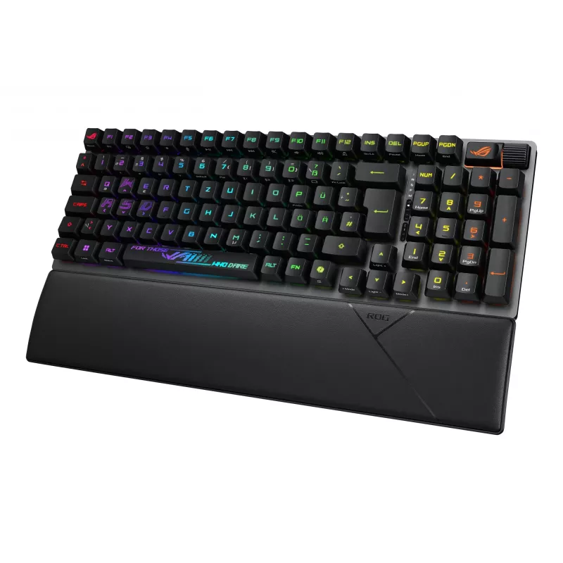 ASUS ROG Strix Scope II 96 RX tastiera gaming wireless USB + RF Wireless + Bluetooth nero