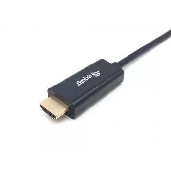 Equip cavo USB-C a HDMI, M/M, 2,0 m, 4K/30Hz, 2 m, USB Type-C, HDMI Type-A (standard), connettore maschio, connettore maschio, dritto