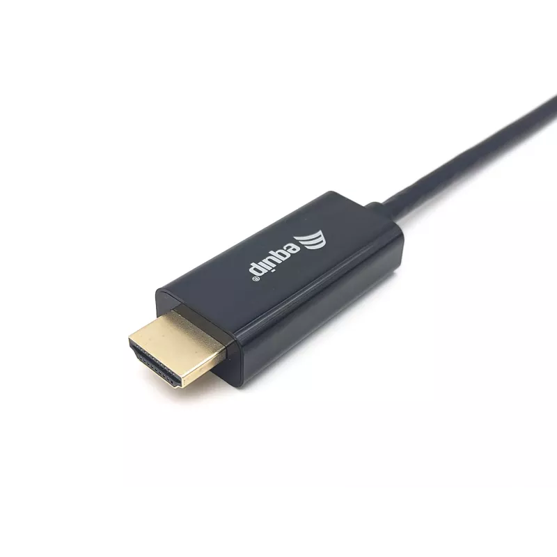 Equip cavo USB-C a HDMI, M/M, 2,0 m, 4K/30Hz, 2 m, USB Type-C, HDMI Type-A (standard), connettore maschio, connettore maschio, dritto