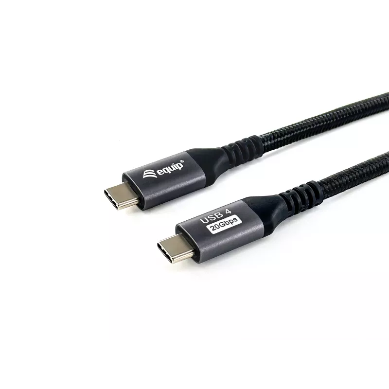 Equip cavo USB4 Gen 2x2 C a C, M/M, 2,0m, 4K/60Hz, 20 Gbit/s, PD 100W