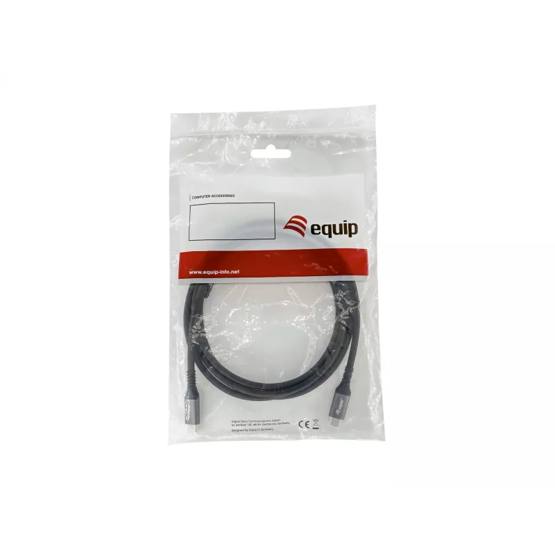 Equip cavo USB4 Gen 2x2 C a C, M/M, 2,0m, 4K/60Hz, 20 Gbit/s, PD 100W
