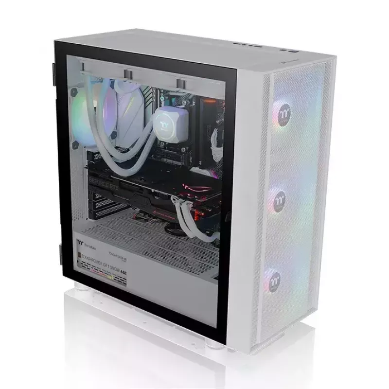 Case per PC Thermaltake H570 TG ARGB Midi Tower bianco