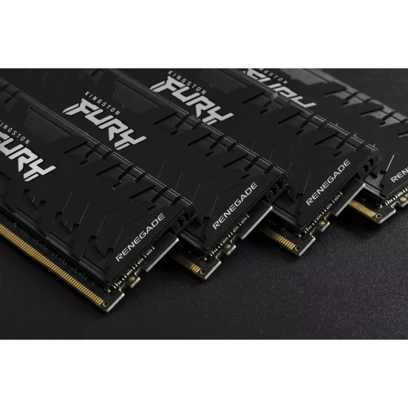 Kingston Technology FURY 64GB 3200MT/s DDR4 CL16 DIMM (Kit da 2) Renegade nero