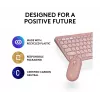 Logitech Pebble 2 Combo tastiera mouse wireless rosa QWERTY