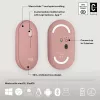 Logitech Pebble 2 Combo tastiera mouse wireless rosa QWERTY