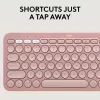 Logitech Pebble 2 Combo tastiera mouse wireless rosa QWERTY