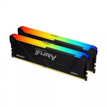 Kingston Technology FURY Beast 32GB 3200MT/s DDR4 CL16 DIMM (Kit da 2) 1Gx8 RGB