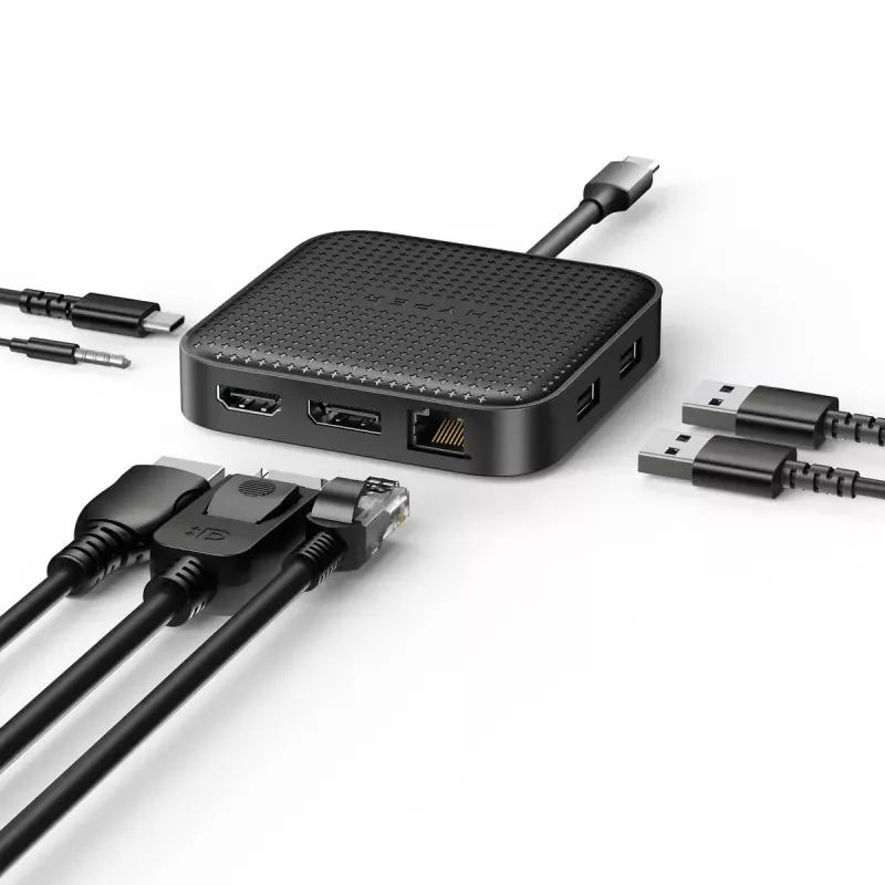 Targus HD USB4 Mobile Dock con filo nero