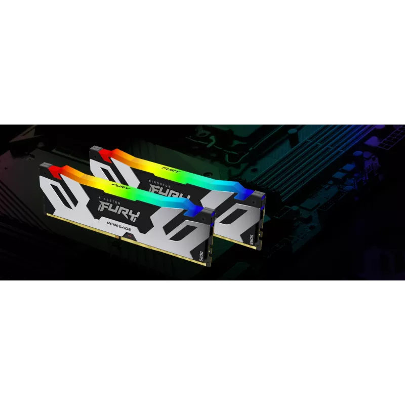 Kingston Technology FURY 32GB 6400MT/s DDR5 CL32 DIMM (Kit da 2) Renegade RGB