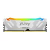 Kingston Technology FURY 64GB 6400MT/s DDR5 CL32 DIMM (Kit da 2) Renegade RGB bianco XMP