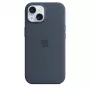 Cover Apple iPhone 15 in silicone con MagSafe Storm Blue