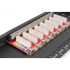 Patch panel DIGITUS CAT6A schermato, 8 porte 1/2U, installazione rack 10
