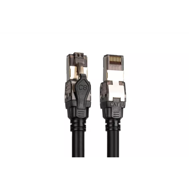 Cavo patch DIGITUS - Cat. 8.1 - S/FTP - AWG 24/7 - 1m - Nero