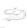 Supporto per laptop Neomounts NSLS050 10-17