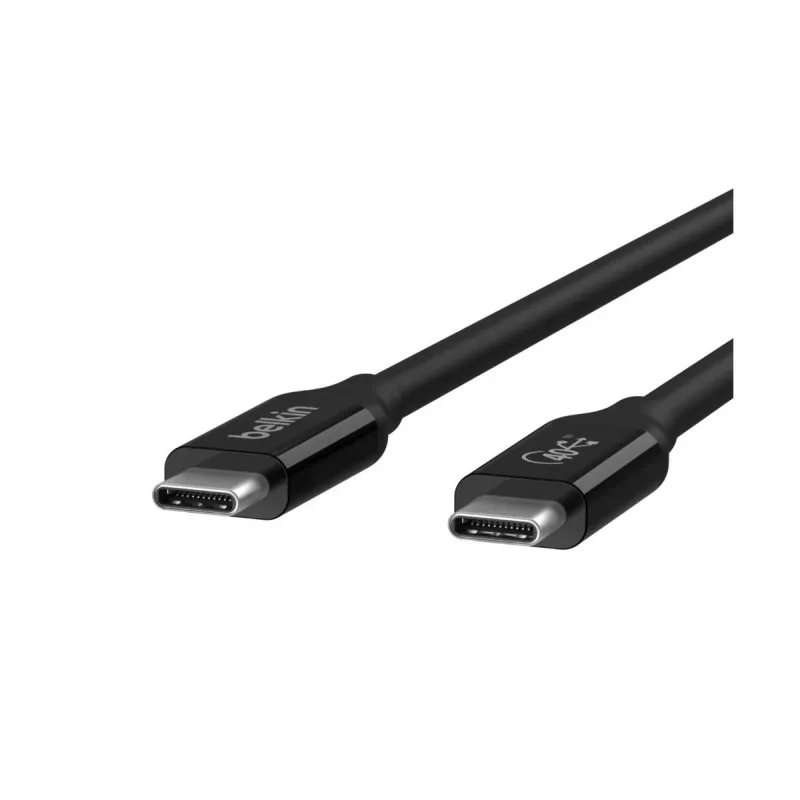 BELKIN Cavo USB4 USB-C / USB-C 40 Gbit/s 100 W 0,8 m nero