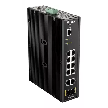 D-Link Switch industrial smart managed L2 a 12 porte con 10 x 1GBaseT(X) & 2 x SFP