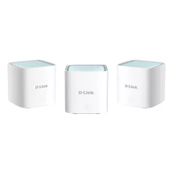 D-Link EAGLE PRO AI AX1500 Sistema mesh - confezione da 3, bianco, Interno, Sistema mesh, Alimentazione, Stato, 500 m², Dualband (2,4 GHz / 5 GHz)