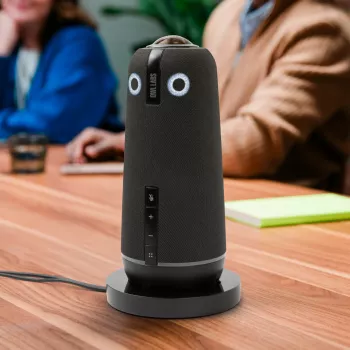 Owl Labs Meeting Owl 4+ Stand, sistema di conferenza, supporto passivo, scrivania, nero