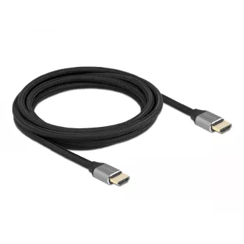 DELOCK Cavo HDMI Ultra High Speed - connettore A / connettore A - 48 Gbps 8K 60 Hz - 3 m - grigio