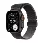 APPLE Watch Ultra 3 GPS + Cellular 49 mm cassa in titanio nero con cinturino Milanese Loop in titanio nero Small