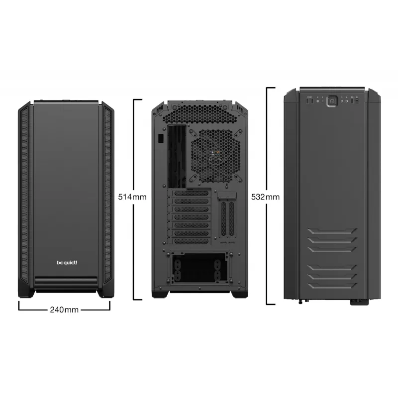 be quiet Silent Base 601 Window Midi Tower nero