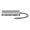 D-Link hub USB-C 8 in 1 con HDMI/Ethernet/lettore di schede/Power Delivery