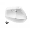 LOGITECH Mouse Wireless Lift for Business per destrorsi bianco panna