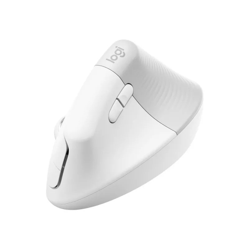 LOGITECH Mouse Wireless Lift for Business per destrorsi bianco panna
