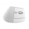 LOGITECH Mouse Wireless Lift for Business per destrorsi bianco panna