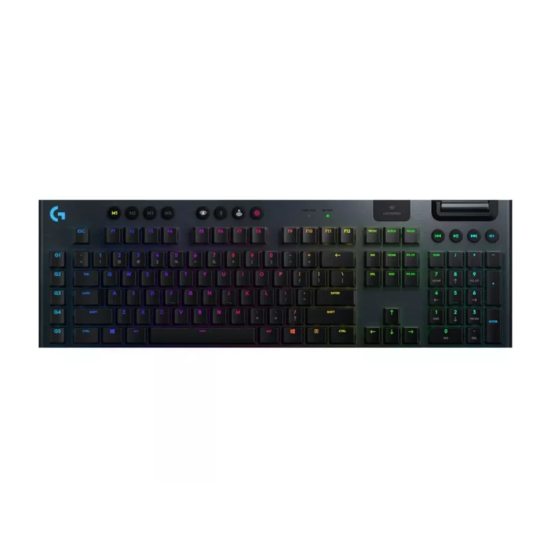 LOGITECH G915 Lightspeed tastiera da gaming meccanica wireless RGB - nero - Qwertz tedesco - tattile