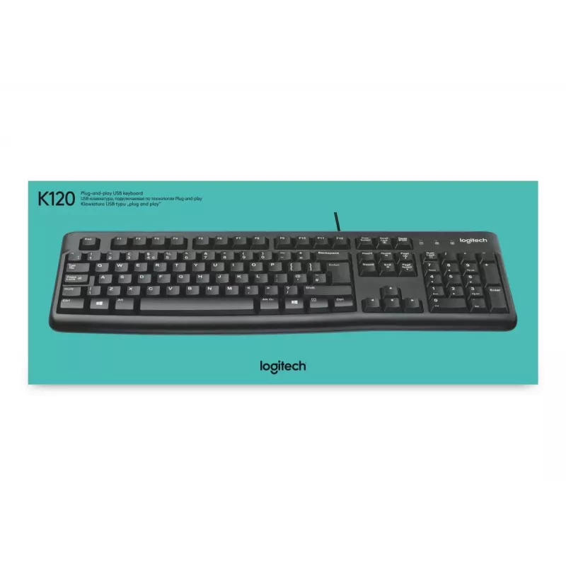 LOGITECH tastiera K120 - Azerty belga