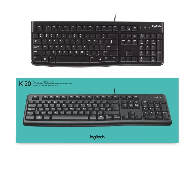 LOGITECH tastiera K120 - Azerty belga