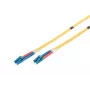 DIGITUS cavo patch in fibra ottica, LC su LC OS2, monomodale 09/125 µ, duplex, lunghezza 10 m
