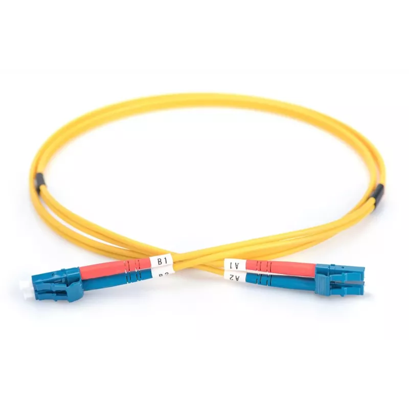 DIGITUS cavo patch in fibra ottica, LC su LC OS2, monomodale 09/125 µ, duplex, lunghezza 10 m