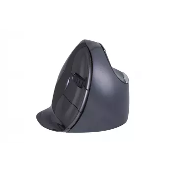 BakkerElkhuizen Evoluent D Medium Wireless, per destrimani, design verticale, laser, RF Wireless, 3200 DPI, nero