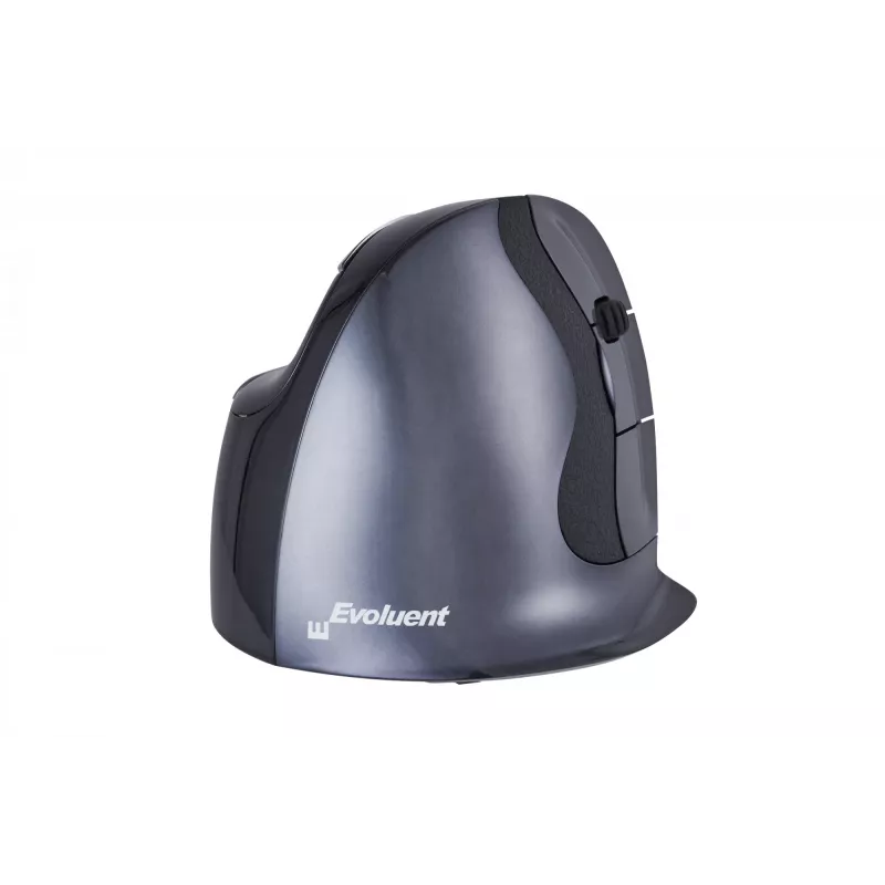 BakkerElkhuizen Evoluent D Medium Wireless, per destrimani, design verticale, laser, RF Wireless, 3200 DPI, nero