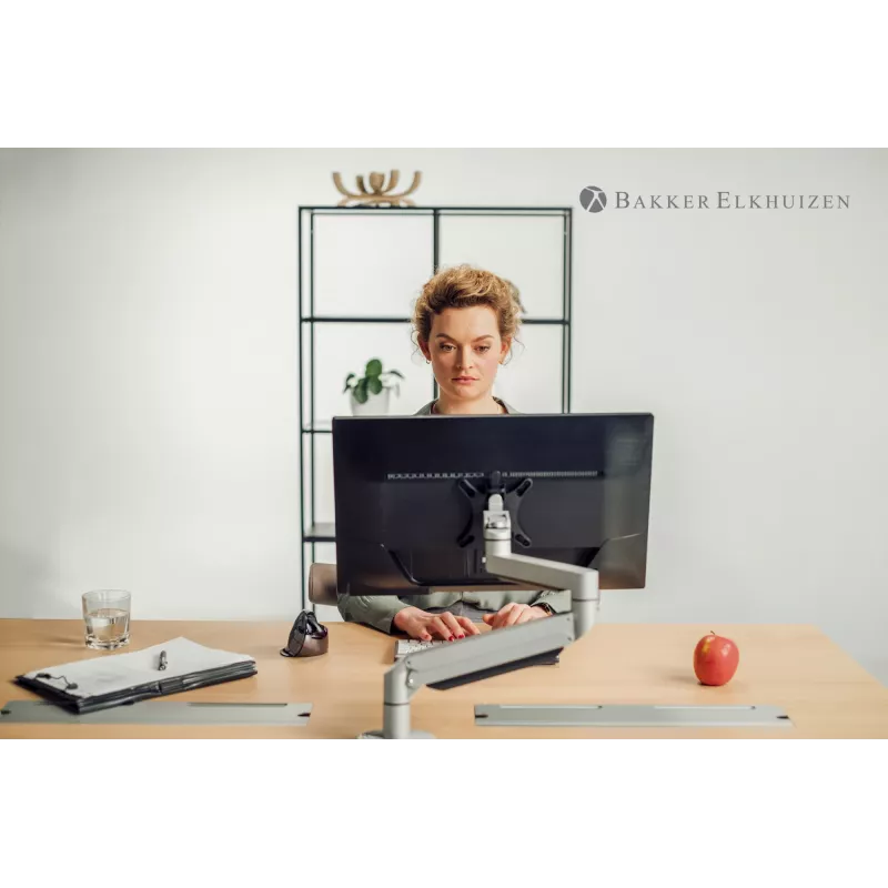 BakkerElkhuizen Evoluent D Medium Wireless, per destrimani, design verticale, laser, RF Wireless, 3200 DPI, nero