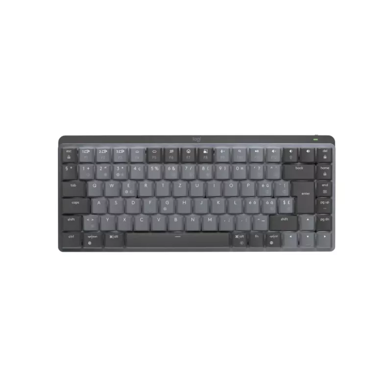 LOGITECH Mx Mechanical Mini Minimalist Tastiera wireless illuminata - Graphite Tactile Quiet Qwertz Suisse