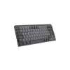LOGITECH Mx Mechanical Mini Minimalist Tastiera wireless illuminata - Graphite Tactile Quiet Qwertz Suisse