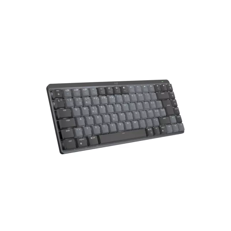 LOGITECH Mx Mechanical Mini Minimalist Tastiera wireless illuminata - Graphite Tactile Quiet Qwertz Suisse