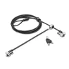 Kensington NanoSaver Keyed Dual Head Lucchetto per laptop, 1,8 m, Kensington, chiave, acciaio al carbonio, nero, acciaio inossidabile