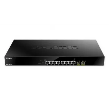 D-Link Switch smart managed 10 porte Multi-Gigabit PoE+, Managed, L2, 2.5G Ethernet (100/1000/2500), Power over Ethernet (PoE), montaggio a rack, 1U